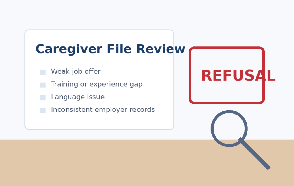Caregiver Program refused
