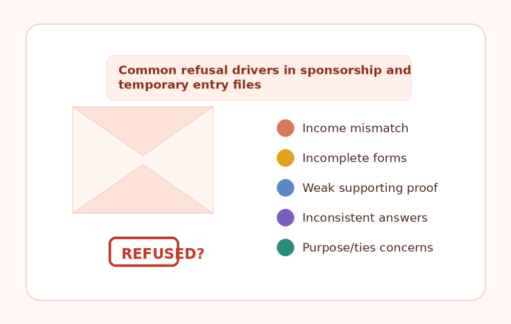 Parent and Grandparent Sponsorship refused