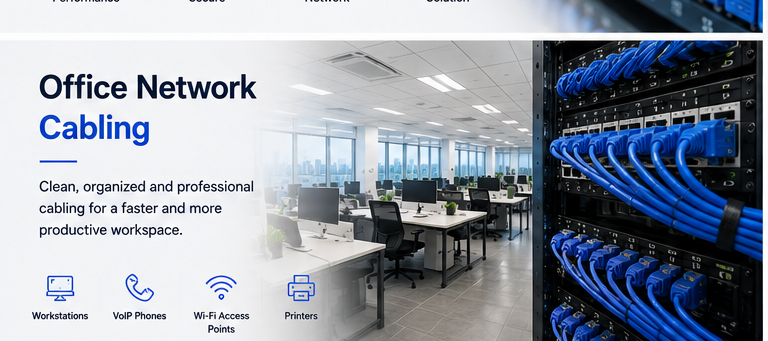 Office Network Cabling.