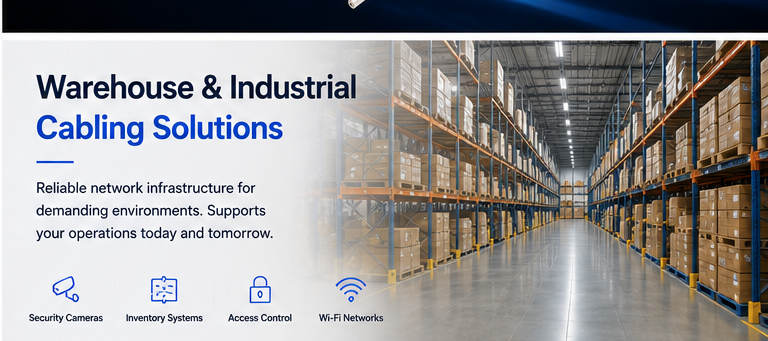 Warehouse Industrial Cabling