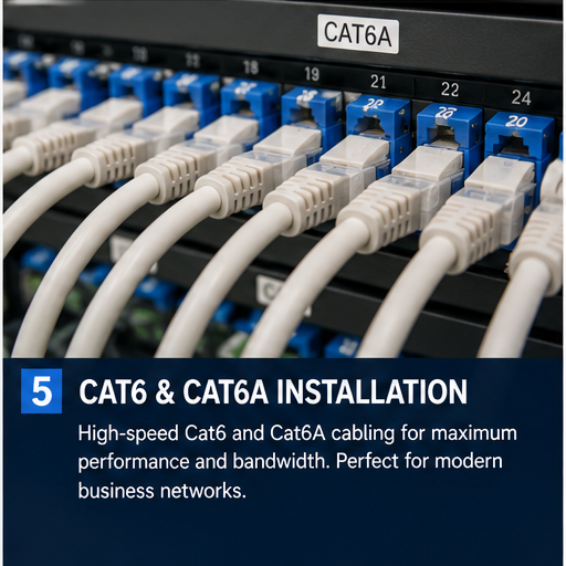 Cat6 Cat6A Installation