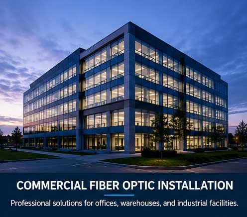 Commercial Fiber-Optic Installation